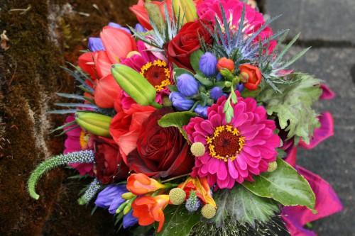 Красивый букет от AMORE FIORI